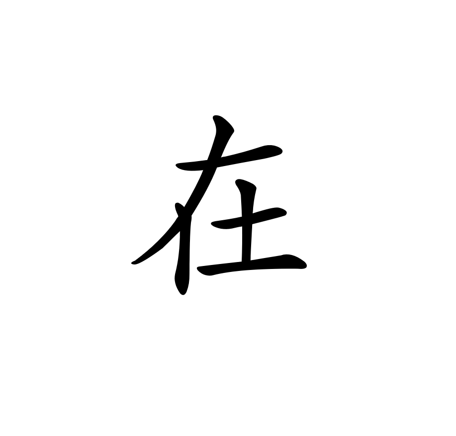 在 zài