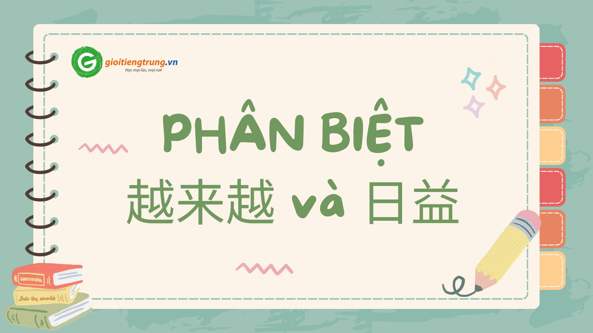 Phân biệt 越来越 và 日益